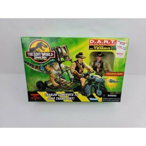 Jurassic Park The Lost World Roland Tembo D.A.R.T. w/ Converting Trailer